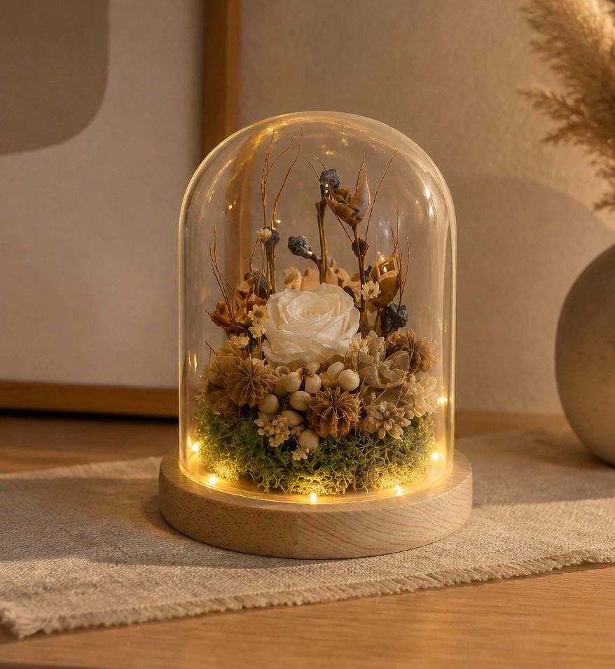 Tranquil Sanctuary Dome (DPM-W2) with LED Light - Medium (12 X 16cm) - FREE Delivery