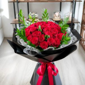 Santuary Bloom - 36 Stalks Red Roses (FB36-F3)