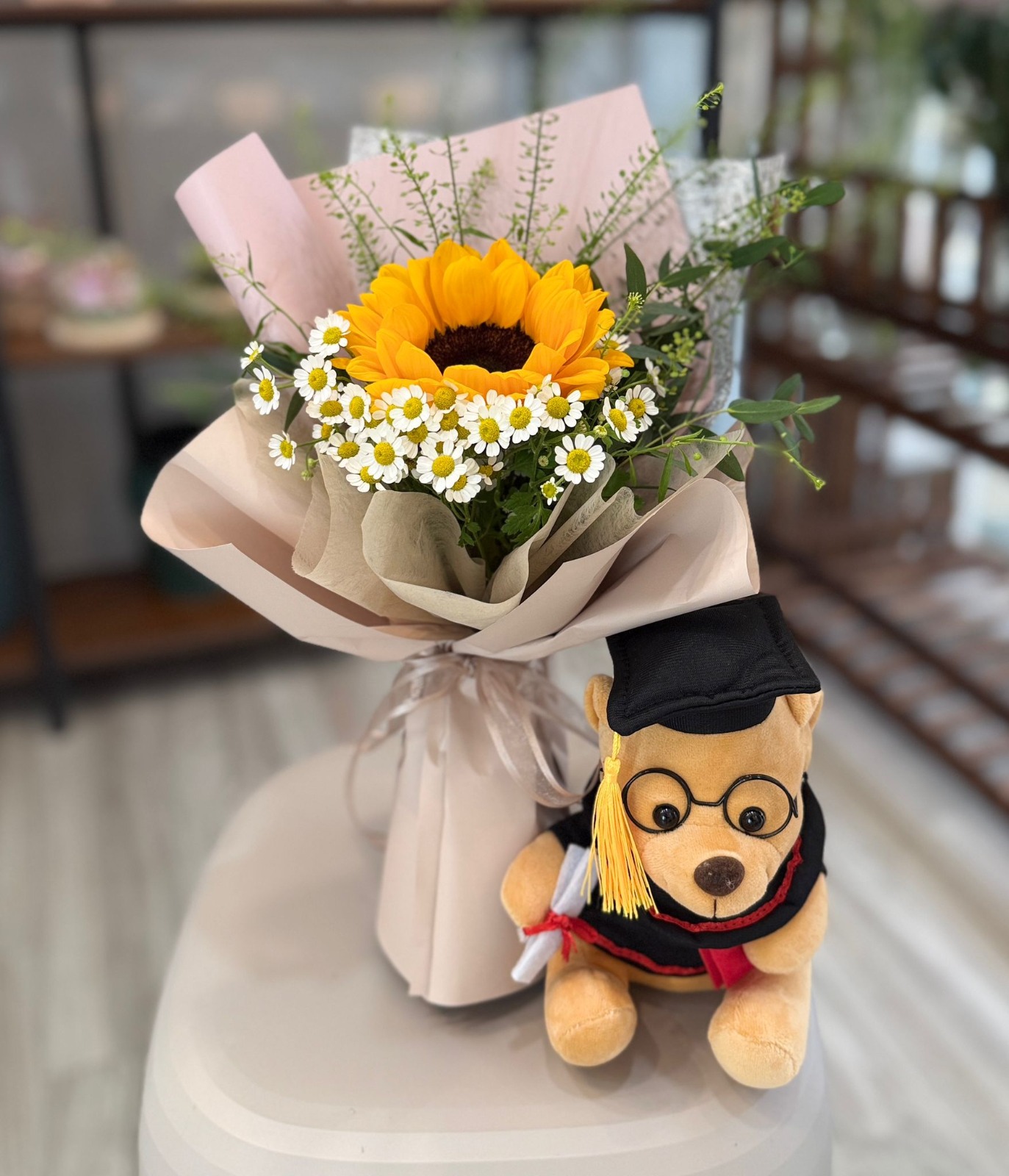 Sunshine Graduation Bouquet Combo (SFGB-W1)