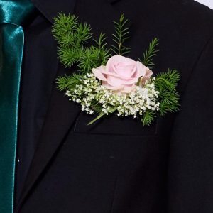 Blush Groom Boutonniere (WB-W1)