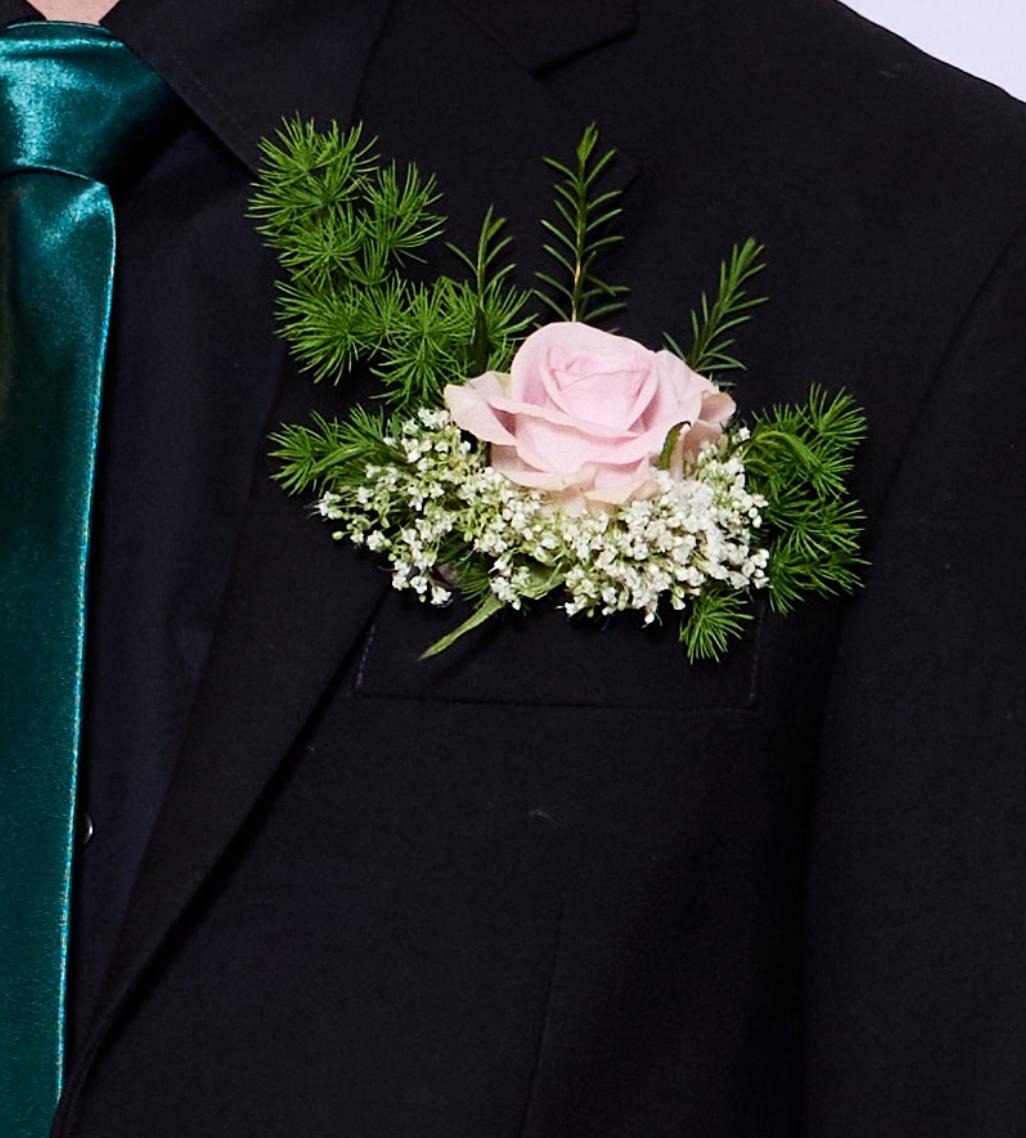 Blush Groom Boutonniere (WB-W1)