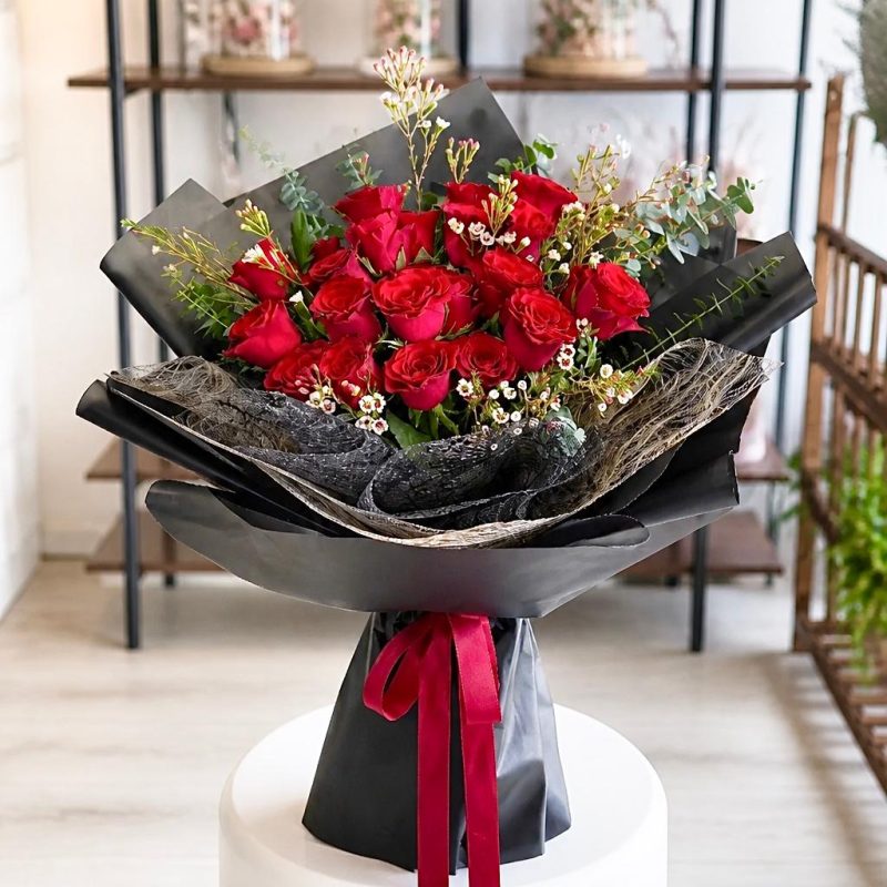 Eclipse Red Roses_24 Stalks (FF24-F1)