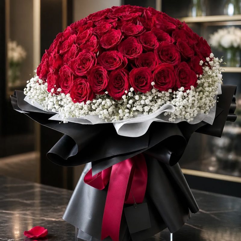 My Love For You_99 Stalks Red Roses (FF99-F1)