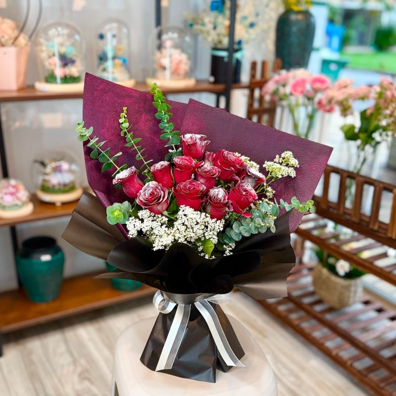 Velvet Diamond Roses (FBQ12-F2)